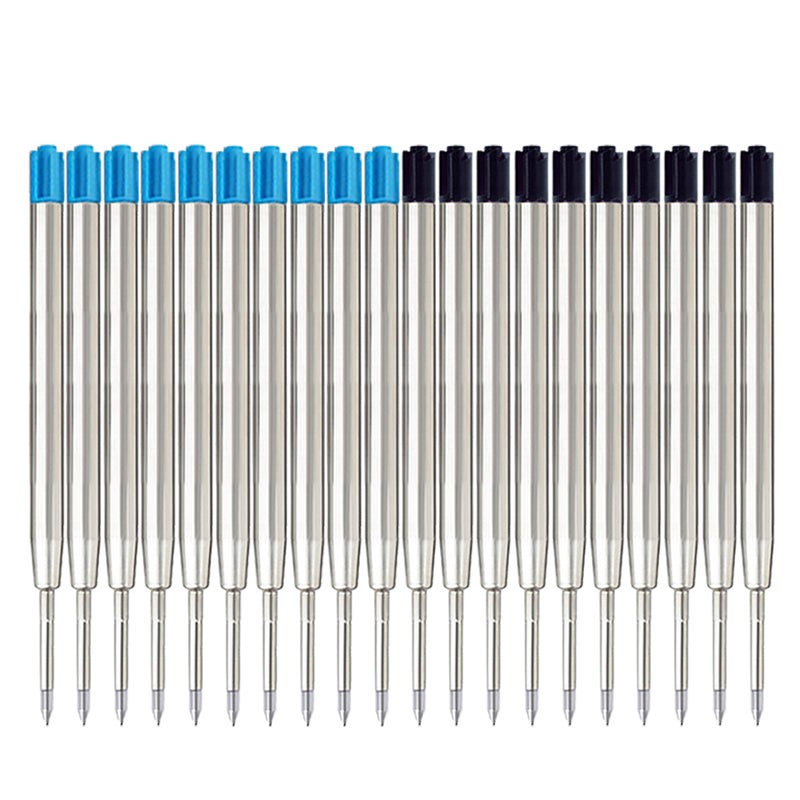 10pcs Blue Ink Parker Style Standard 0.7MM Ballpoint Pen NIB Fast Medium Re D8M3